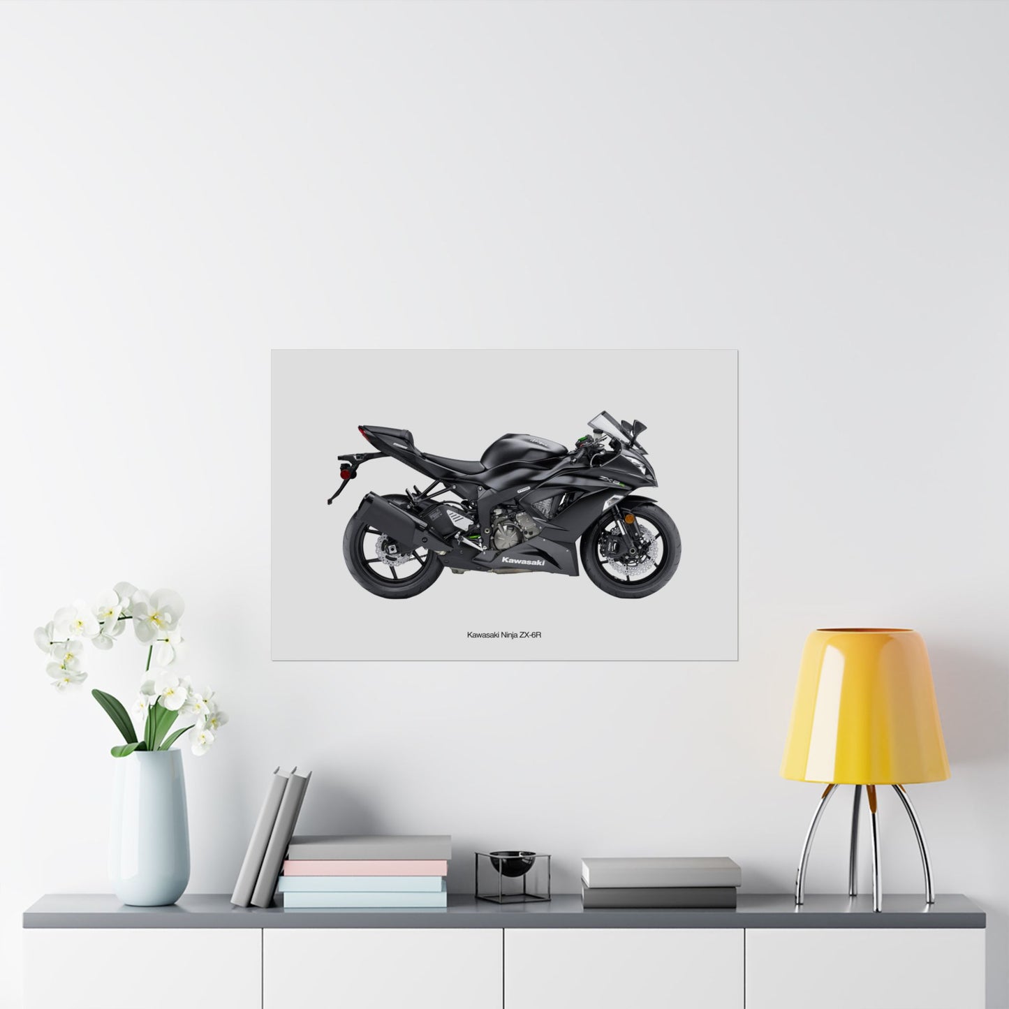 Kawasaki Ninja ZX-6R Horizontal Poster