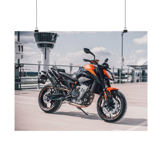 KTM Duke 890 Horizontal Poster