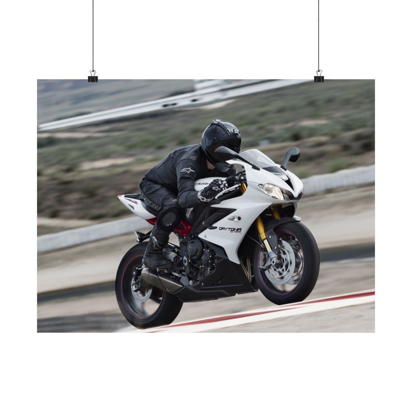 Triumph Daytona 675 Horizontal Poster