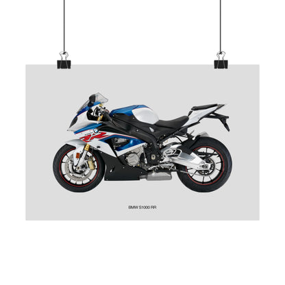 BMW S1000RR Horizontal Poster