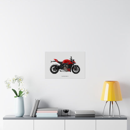 Ducati StreetFighter V4 Horizontal Poster