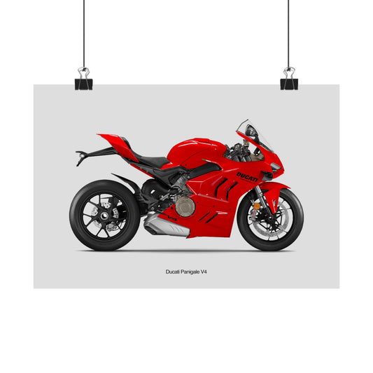 Ducati Panigale V4 Horizontal Poster