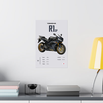 Yamaha R1 SP Vertical Poster