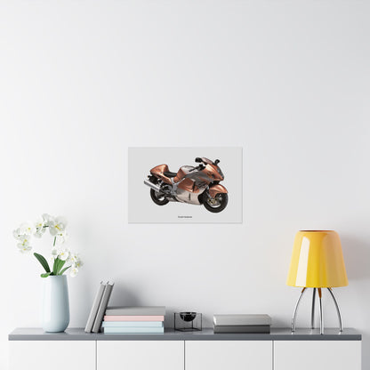 Suzuki Hayabusa Horizontal Poster