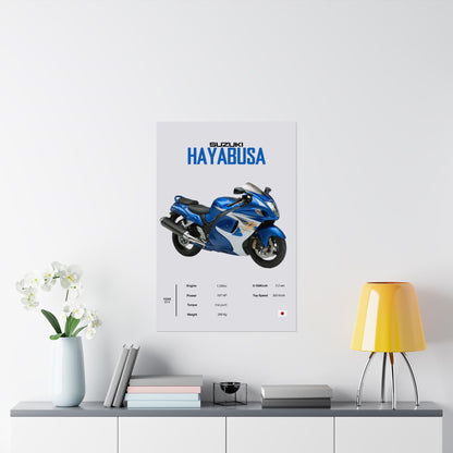 Suzuki Hayabusa (3rd Gen) Vertical Poster