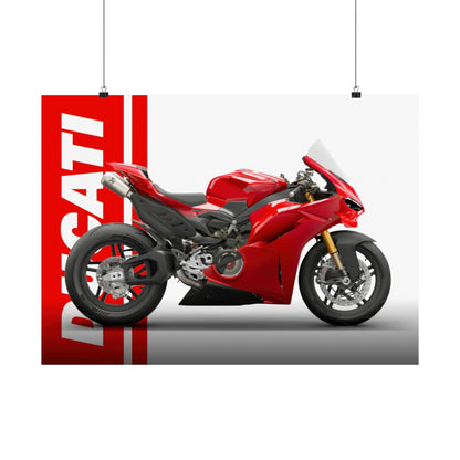 Ducati Panigale V4 R Horizontal Poster