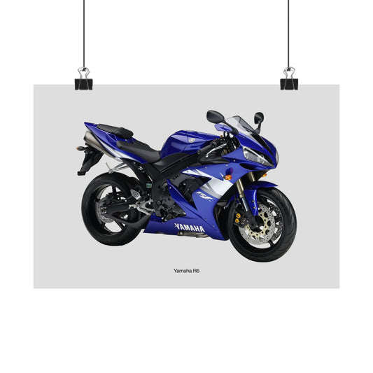 Yamaha R6 Horizontal Poster