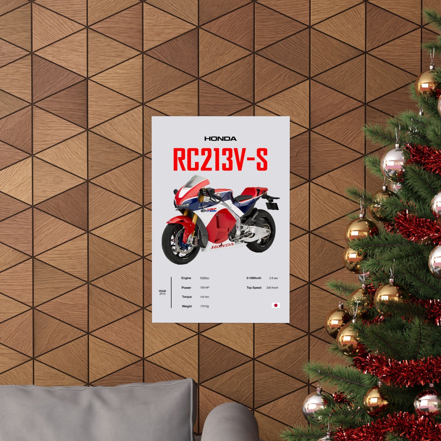 Honda RC213V-S Vertical Poster