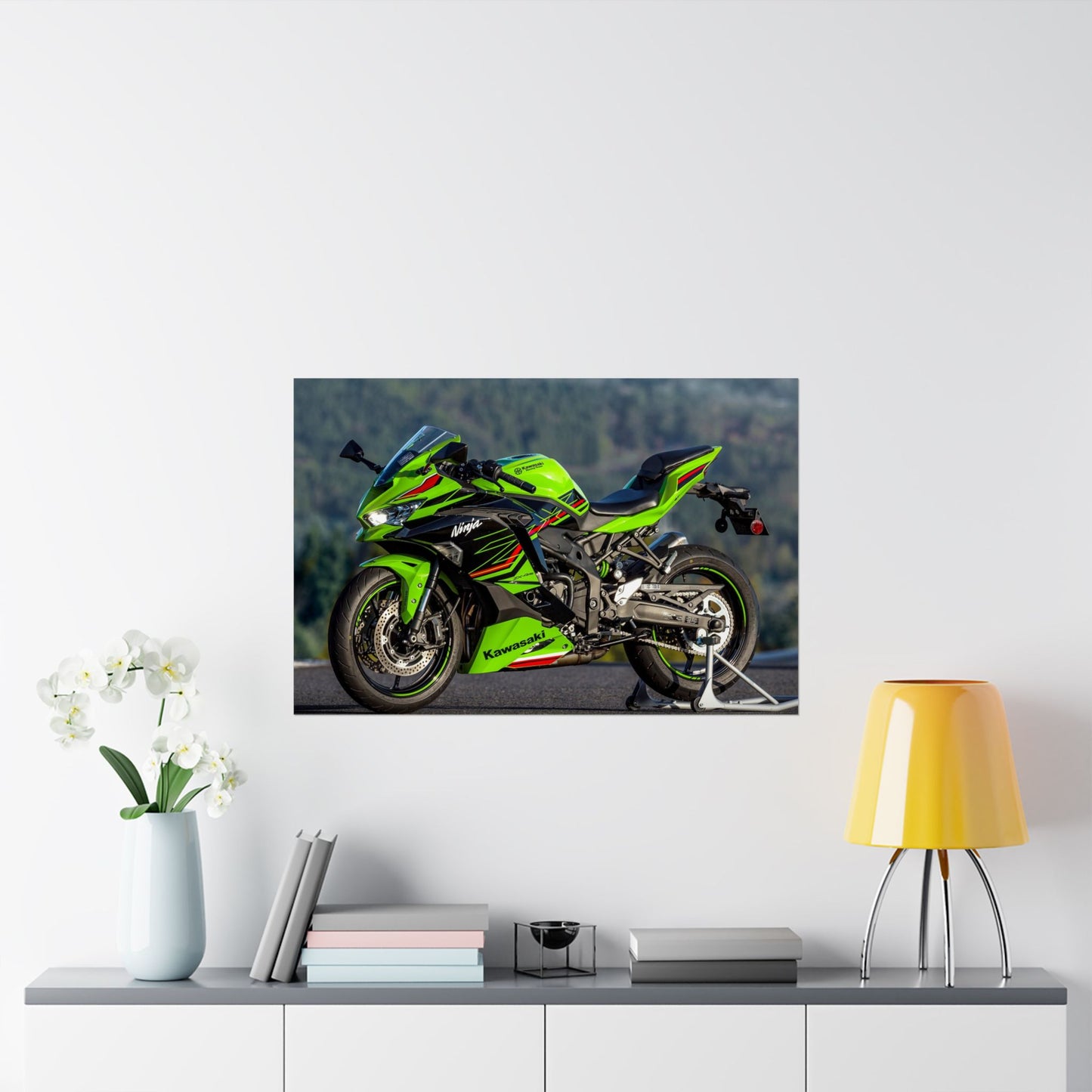 Kawasaki Ninja ZX-4R Horizontal Poster