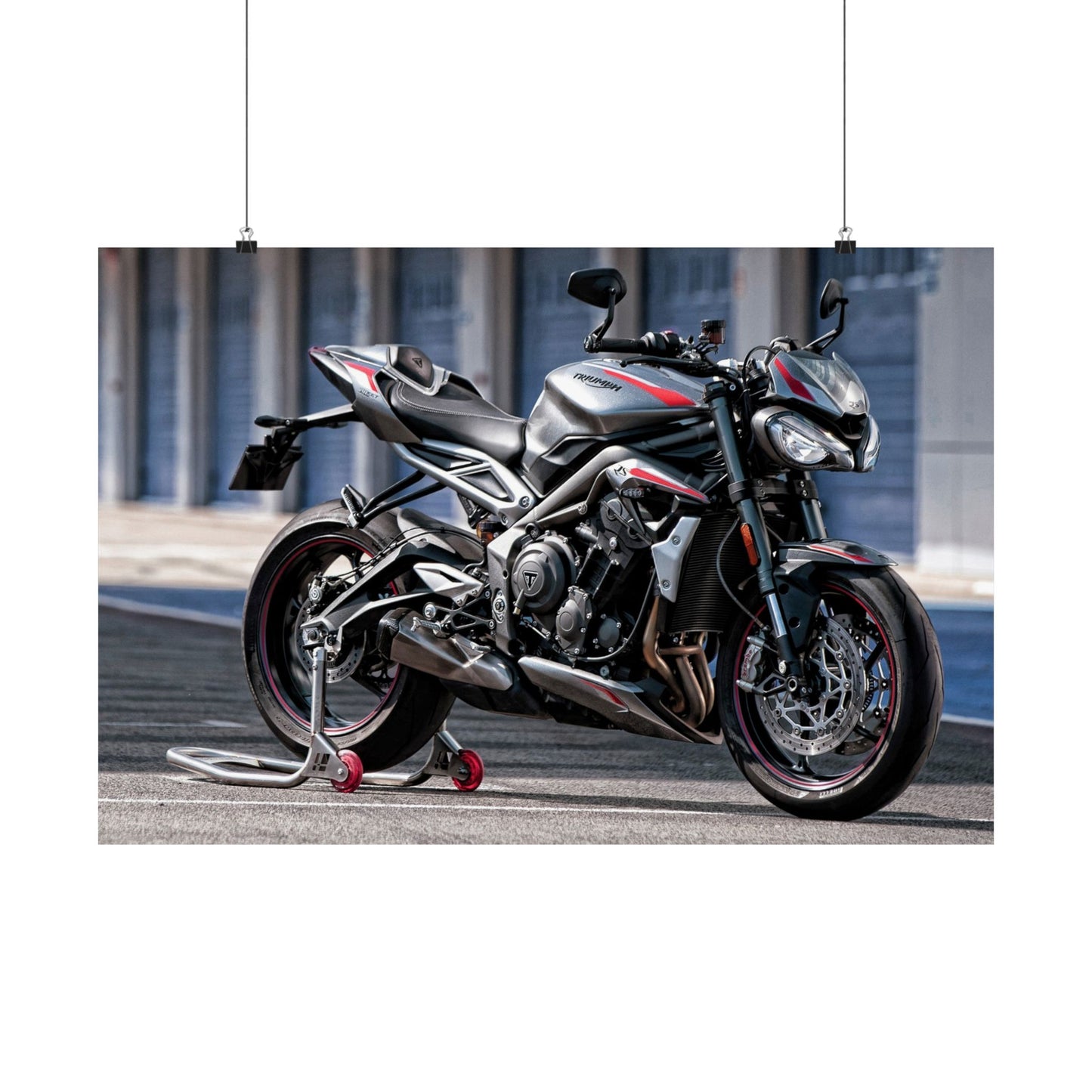 Triumph Street Triple R Horizontal Poster