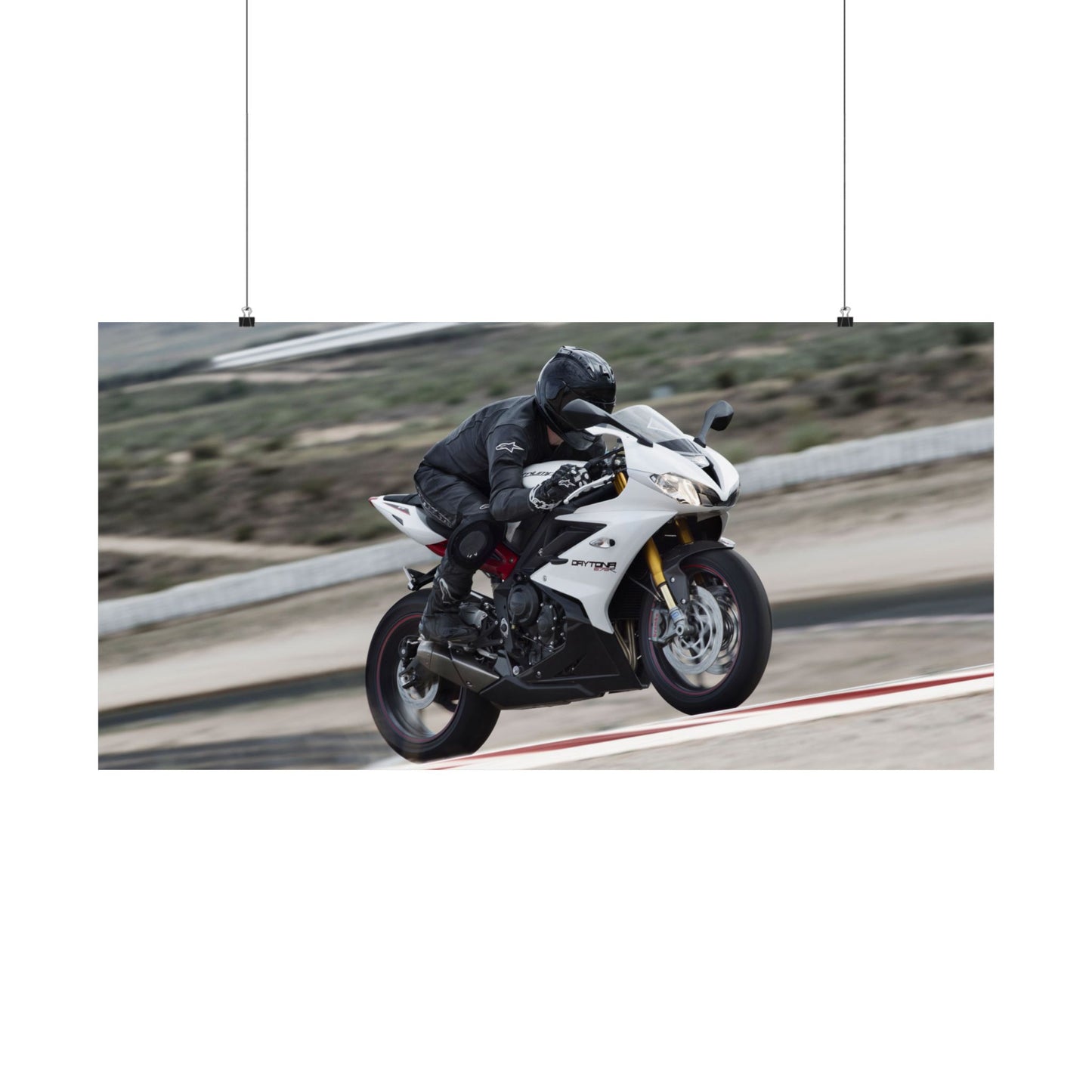 Triumph Daytona 675 Horizontal Poster