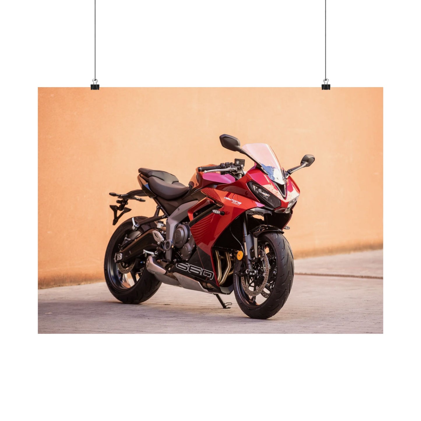 Triumph Daytona 660 Horizontal Poster