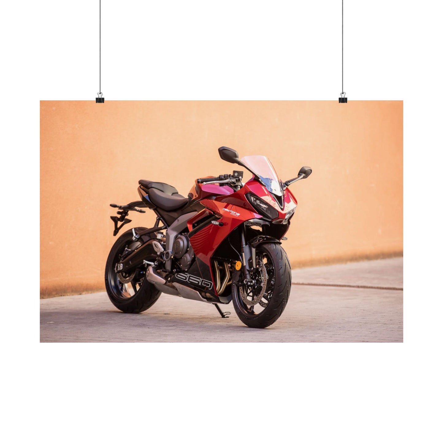 Triumph Daytona 660 Horizontal Poster