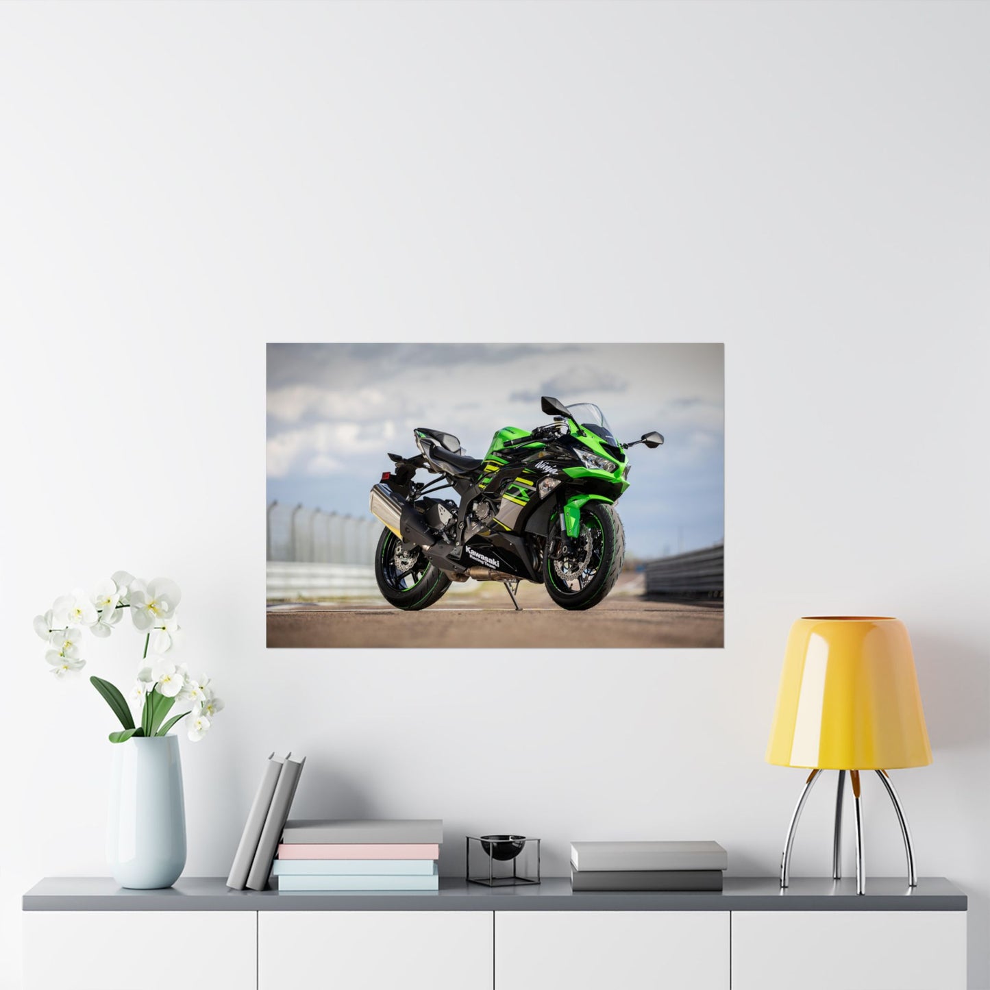 Kawasaki Ninja ZX-6R Horizontal Poster