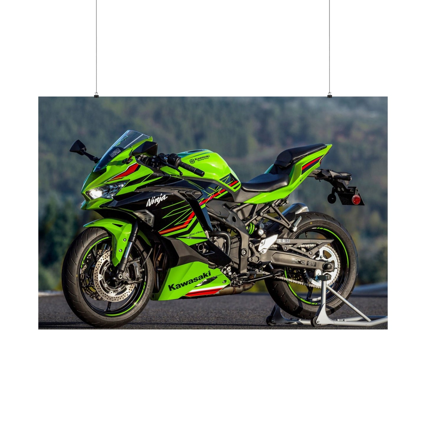 Kawasaki Ninja ZX-4R Horizontal Poster