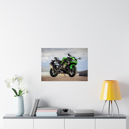 Kawasaki Ninja ZX-6R Horizontal Poster