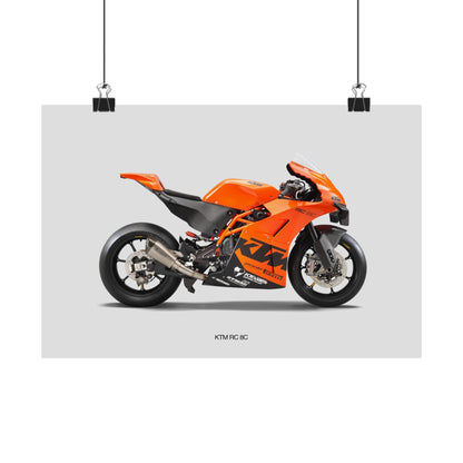 KTM RC 8C Horizontal Poster