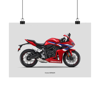 Honda CBR650R Horizontal Poster