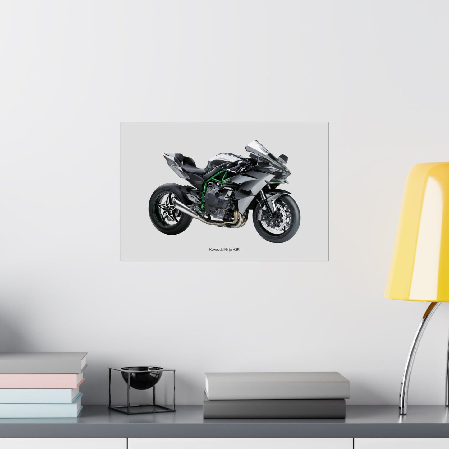 Kawasaki Ninja H2R Horizontal Poster