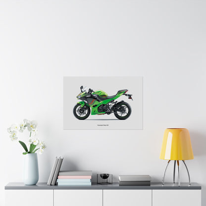 Kawasaki Ninja 400 Horizontal Poster