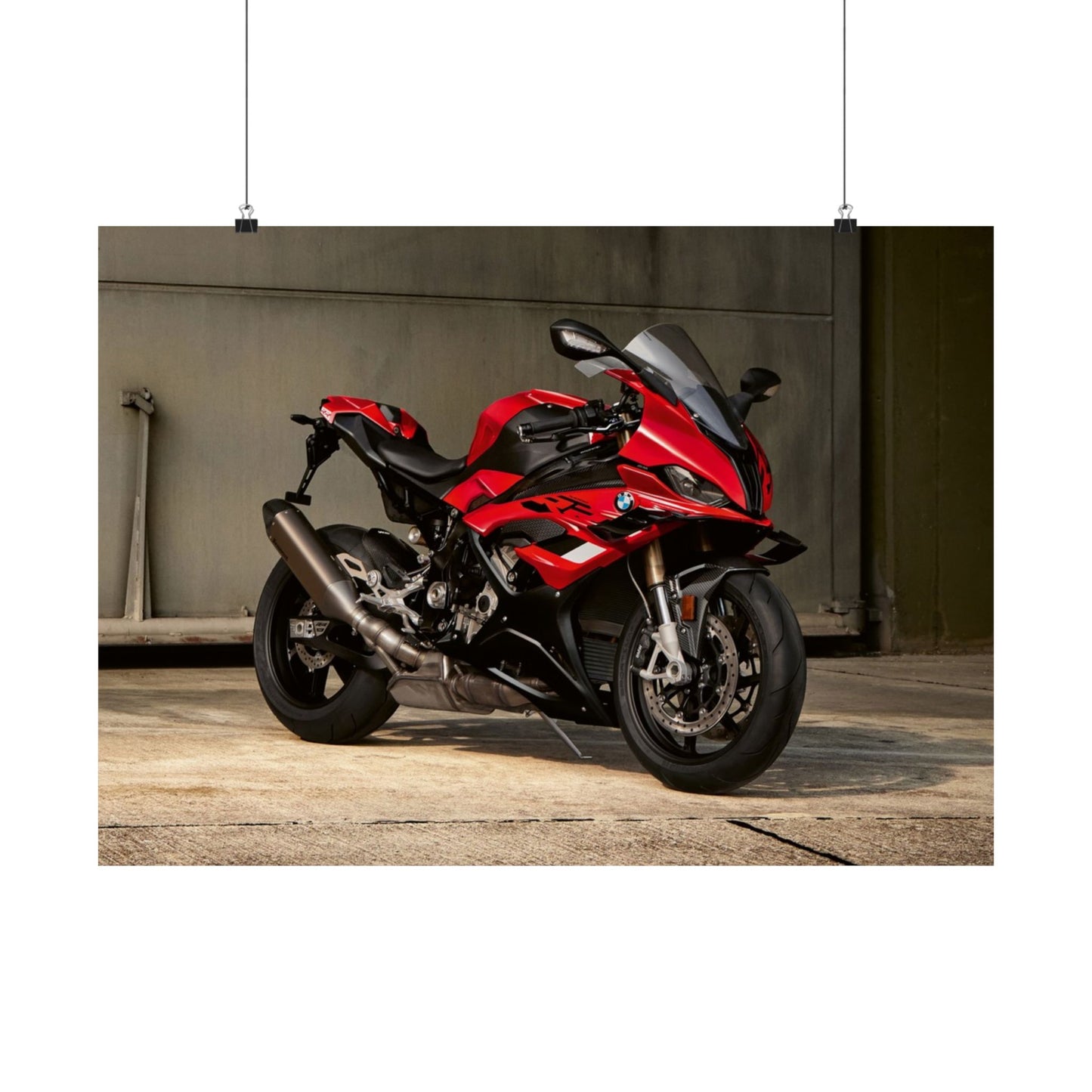 BMW S1000RR Horizontal Poster