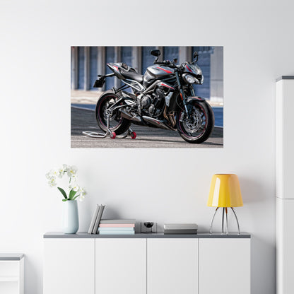 Triumph Street Triple R Horizontal Poster