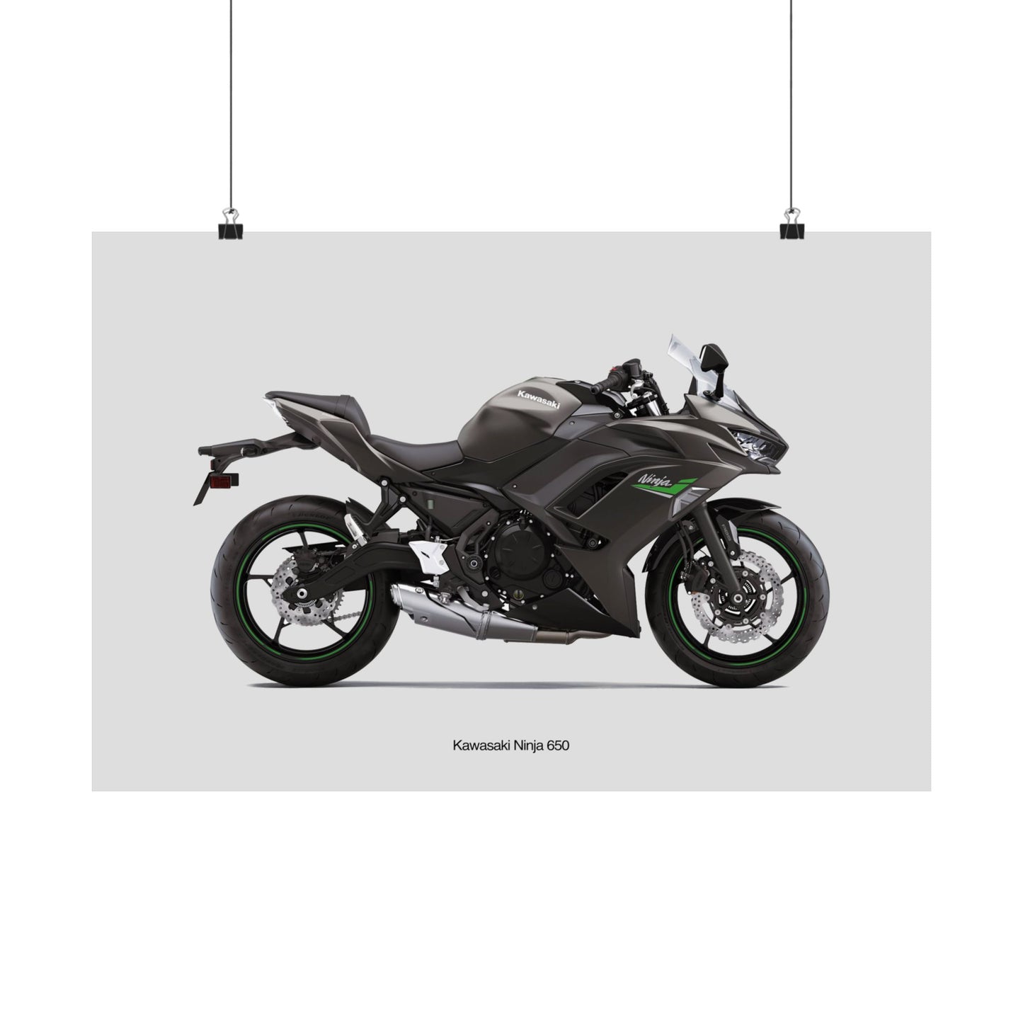 Kawasaki Ninja 650 Horizontal Poster