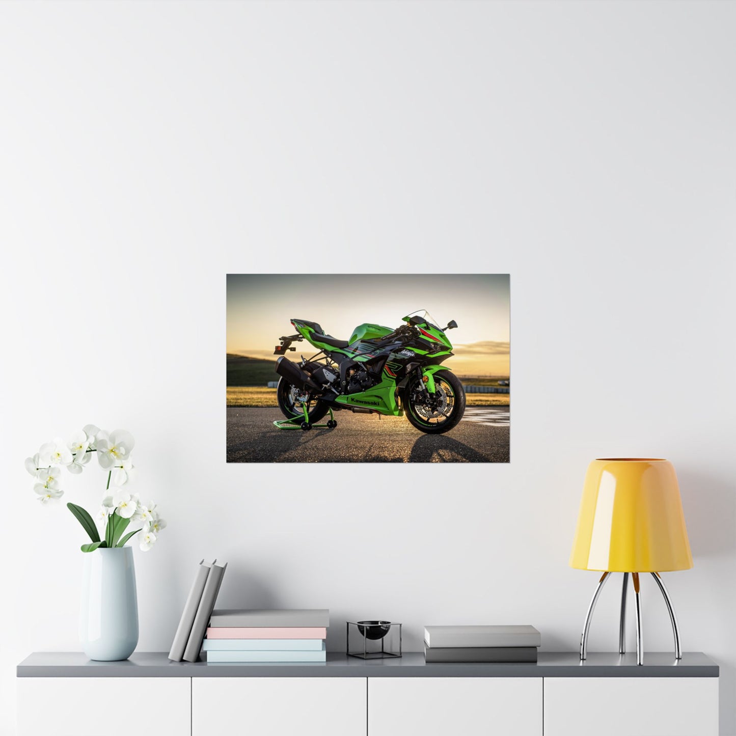 Kawasaki Ninja ZX-6R Horizontal Poster