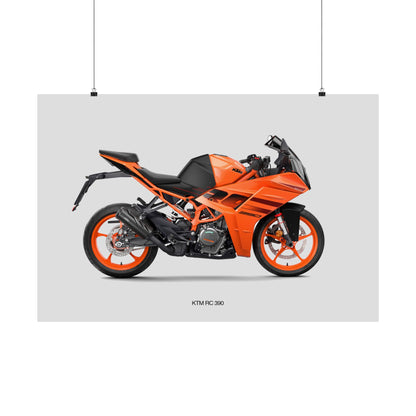 KTM RC 390 Horizontal Poster