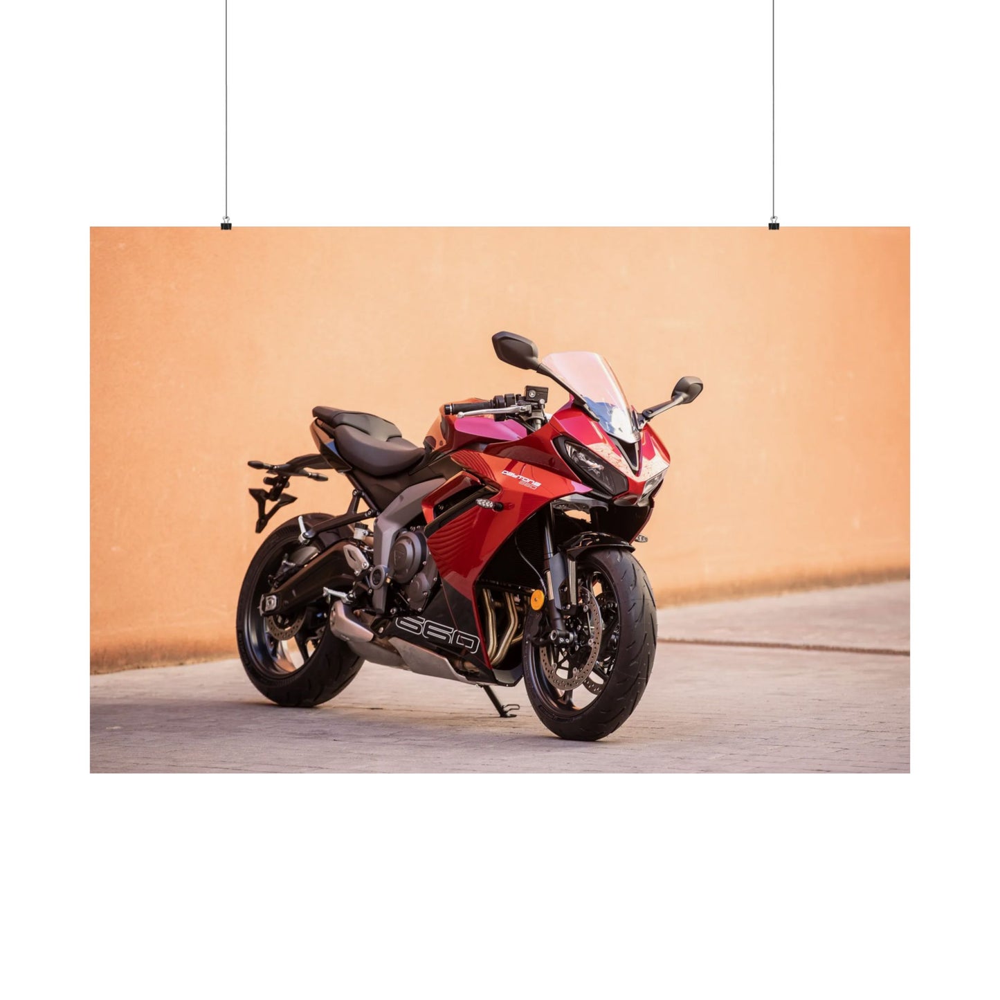 Triumph Daytona 660 Horizontal Poster