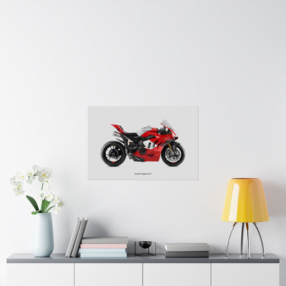 Ducati Panigale V4 R Horizontal Poster