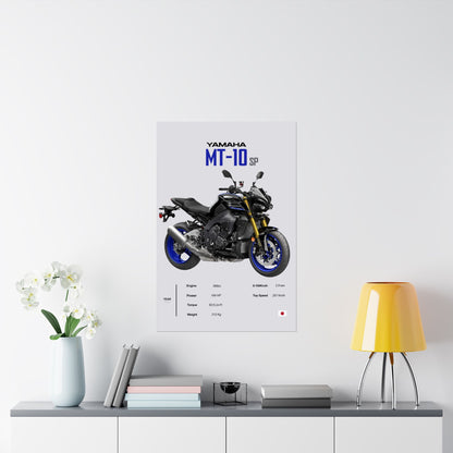 Yamaha MT-10 SP Vertical Poster