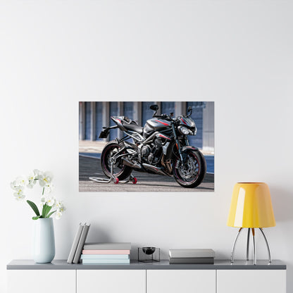 Triumph Street Triple R Horizontal Poster