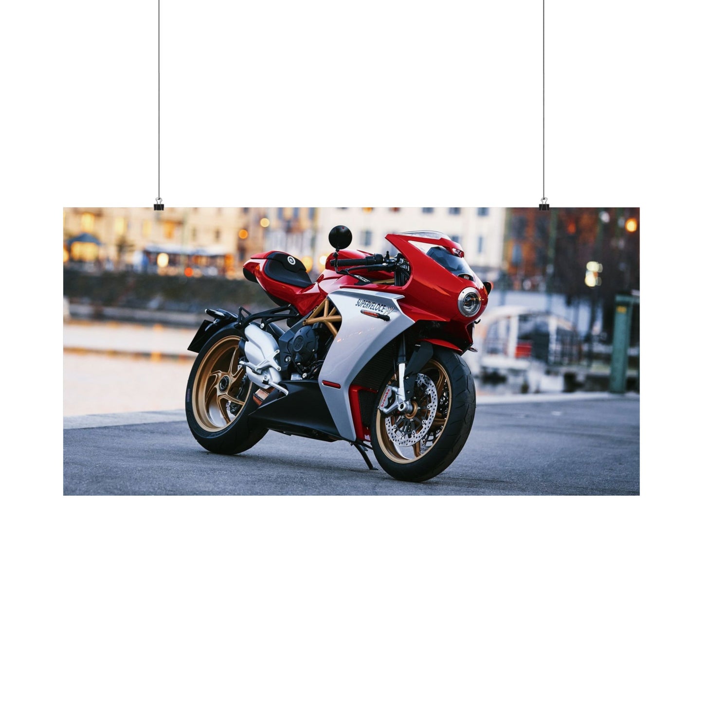 MV Agusta SuperVeloce 800 Horizontal Poster