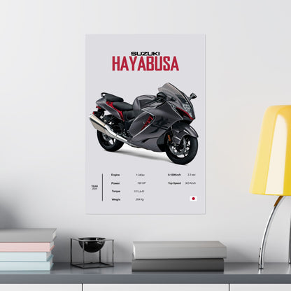 Suzuki Hayabusa (4th Gen) Vertical Poster