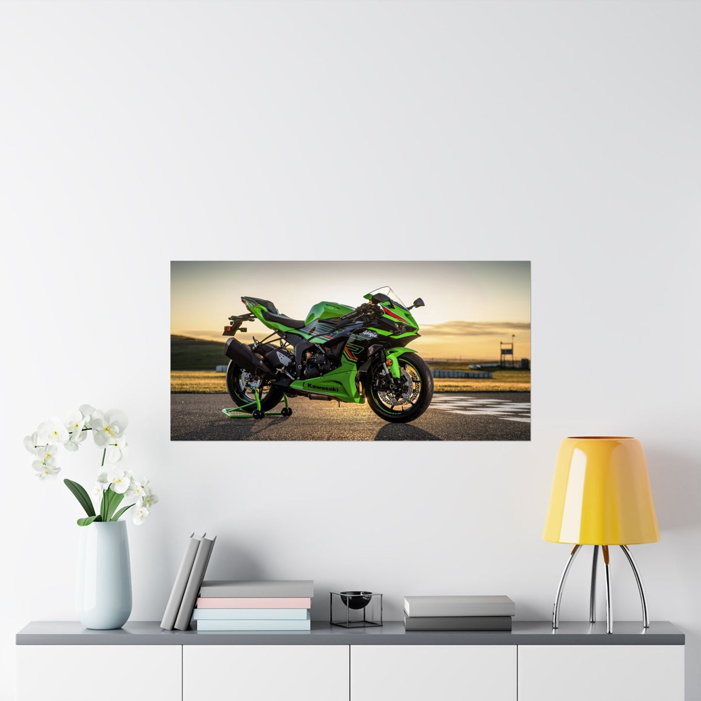 Kawasaki Ninja ZX-6R Horizontal Poster