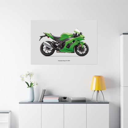 Kawasaki Ninja ZX-10RR Horizontal Poster