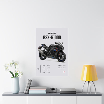 Suzuki GSX-R1000 Vertical Poster