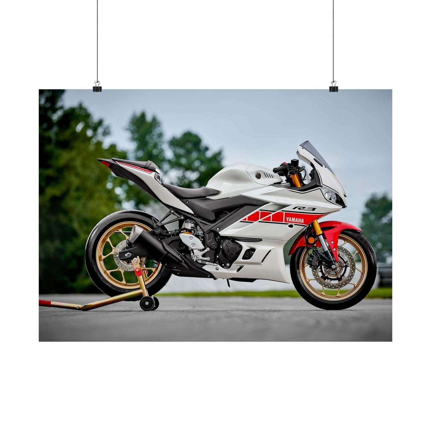 Yamaha R3 Horizontal Poster