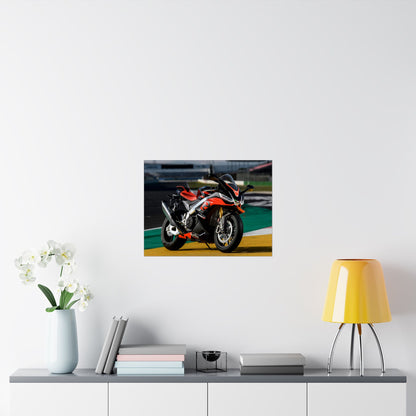 Aprilia RSV4 Factory Horizontal Poster