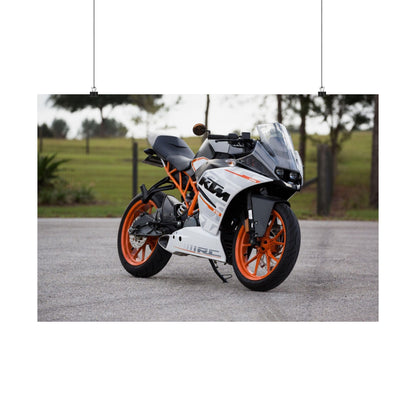 KTM RC 390 Horizontal Poster