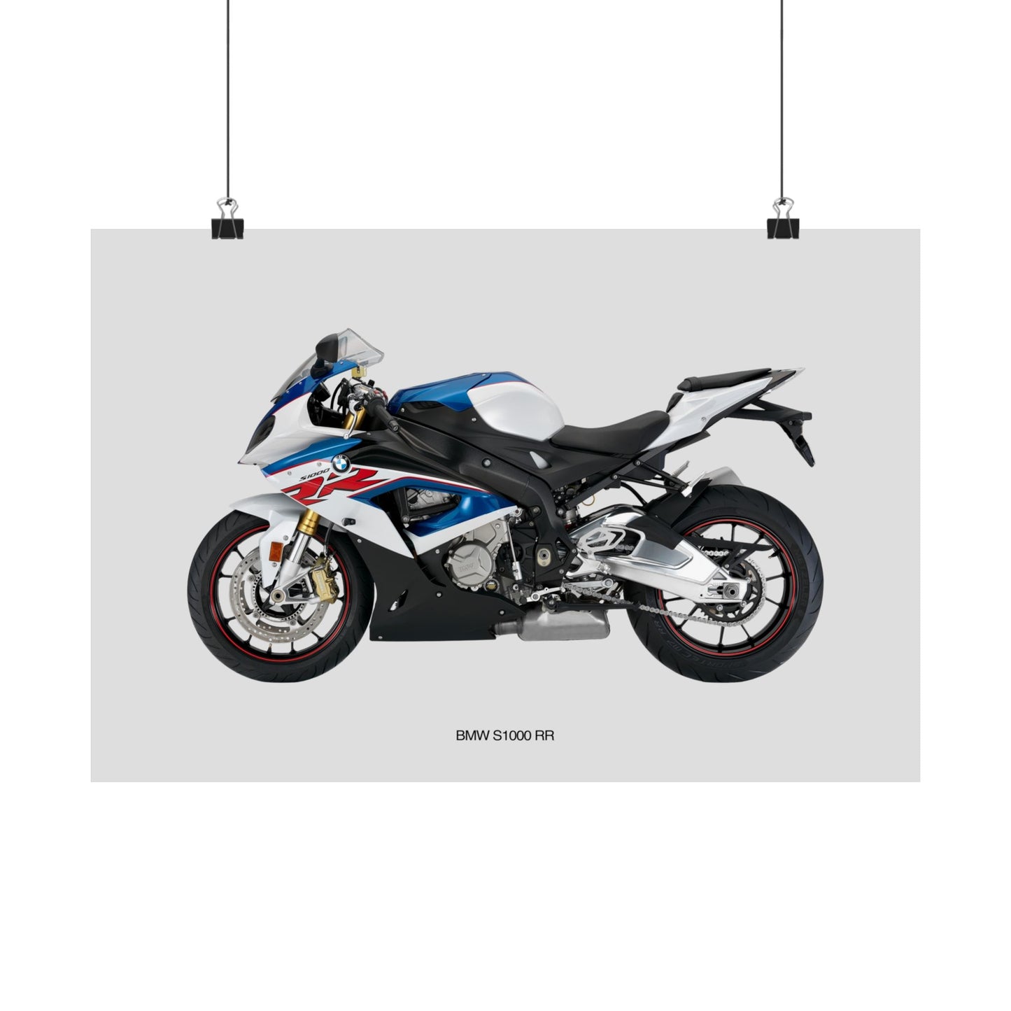 BMW S1000RR Horizontal Poster