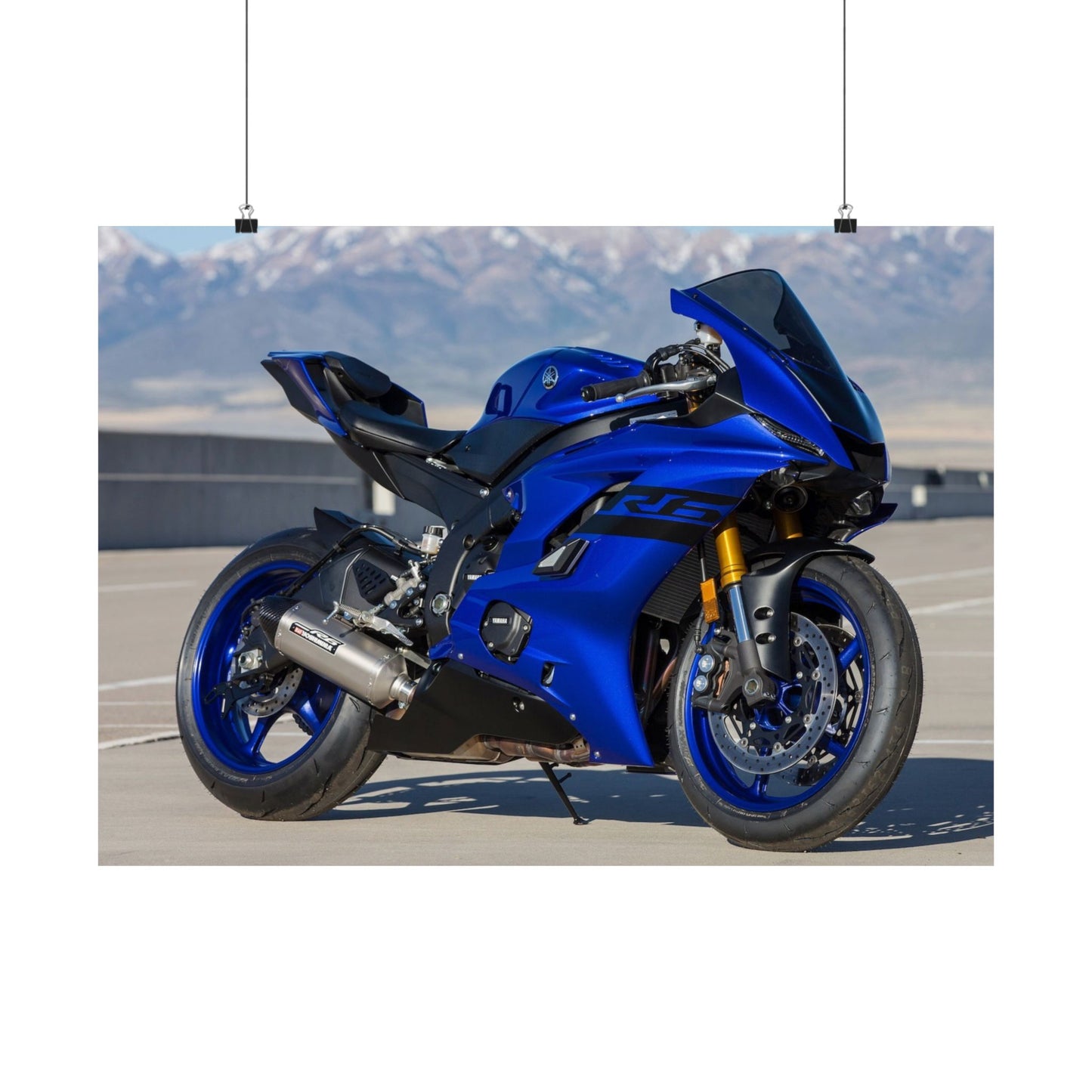 Yamaha R6 Horizontal Poster