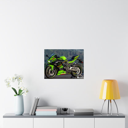 Kawasaki Ninja ZX-4R Horizontal Poster