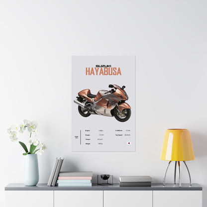 Suzuki Hayabusa (1st Gen) Vertical Poster