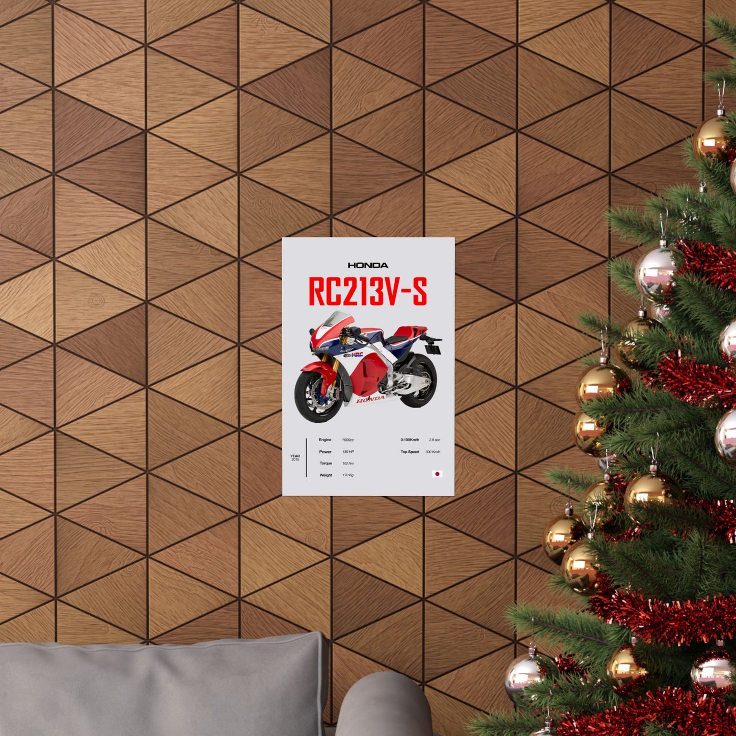 Honda RC213V-S Vertical Poster