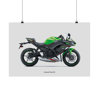 Kawasaki Ninja 650 Horizontal Poster