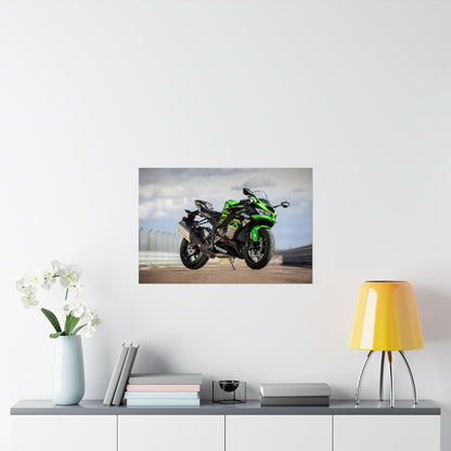 Kawasaki Ninja ZX-6R Horizontal Poster