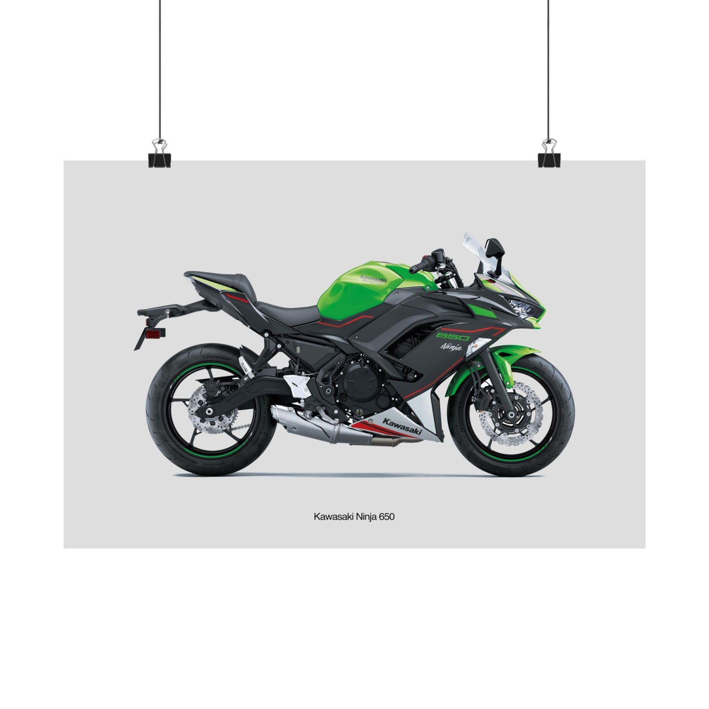 Kawasaki Ninja 650 Horizontal Poster