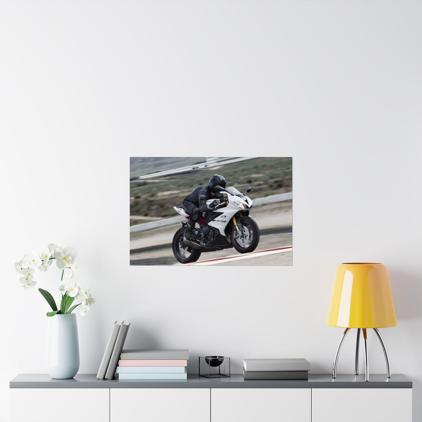 Triumph Daytona 675 Horizontal Poster